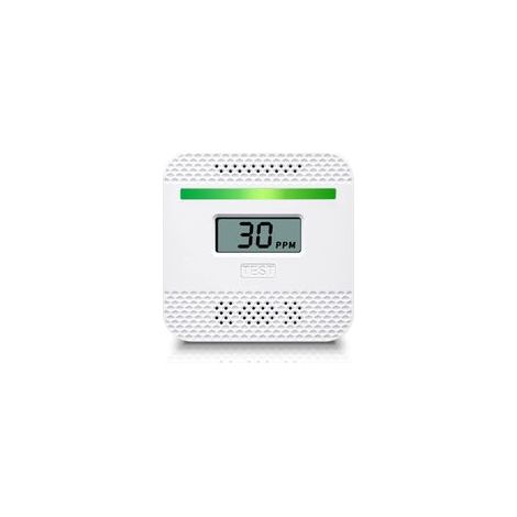 FLITI Détecteur de monoxyde de carbone portable LCD Alarme 85dB Capteur électrochimique Installation facile sans fil (1/5)