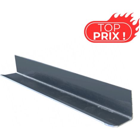 Talon mural ECO50 alu de couvertine pour acrotère toit-terrasse - Gris Anthracite - RAL 7016 - ALUHOME