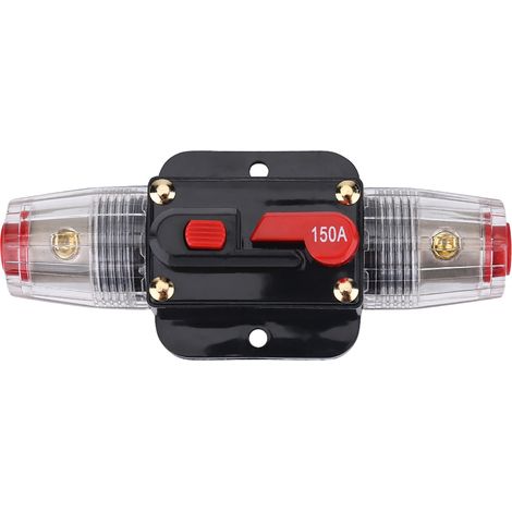 Interrupteur de réarmement manuel pour disjoncteur 150 A avec porte-fusible modifié pour système audio de voiture (1/5)