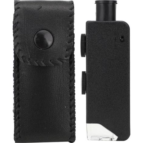 Microscopio tascabile portatile a LED regolabile Ulisem 60-100X con mini lente d'ingrandimento per l'osservazione (1/4)