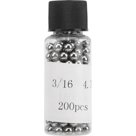 200 Roulements à Billes en Acier Inoxydable 304 pour Vélo, 3/16 Pouces, Accessoires Quincaillerie