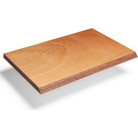 Compensato Multistrato marino Okoumè okoume cm 124 x 121 x 4mm