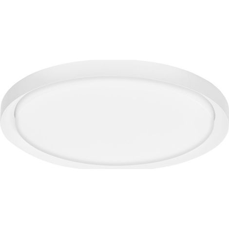 Merano Beaumont 46cm Semi Plafonnier LED Intégré Métal, Blanc Mat Extérieur Blanc Mat Intérieur LED 40W 2200Lm 3000K