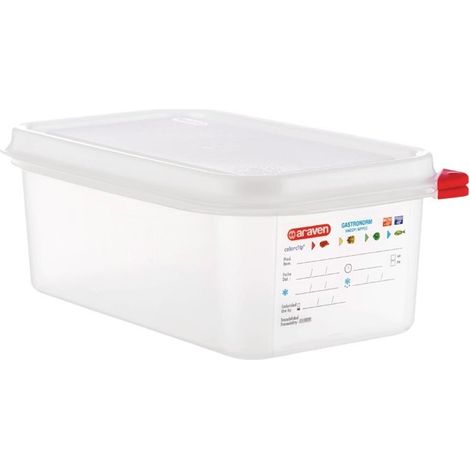 Boîte alimentaire 2,8 L - Araven GN 1/4 - Lot de 4