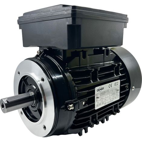 Moteur Électrique Monophasé 220V 0.75kW 1500Tr/min B14 4MLE802 Double Condensateur - CEMER (1/5)