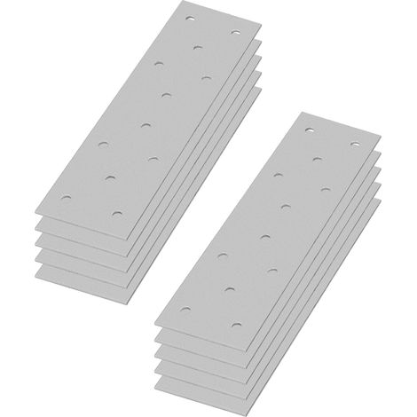 Verzinkte Lochbleche für Konstruktionsfugen, 200 x 60 mm, 10er-Set (1/5)