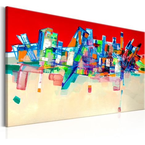 Tableau Imprimé "Abstract Architecture" 60 x 90 cm (1/2)