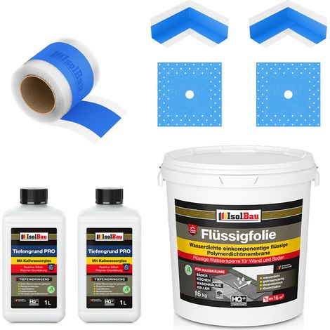 Dichtset 409B Liquid Foil 16kg TF PRO 2L 10m Cinta 2 x Esquina 2 x Puños (1/5)