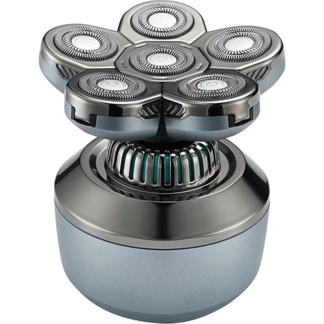 Tondeuse électrique 6D IPX8 Tondeuse Magnétique Rechargeable avec Affichage LED pour Hommes Chauves Haute Vitesse 10000 Tr/min Conception Ergonomique Métal et ABS (1/5)