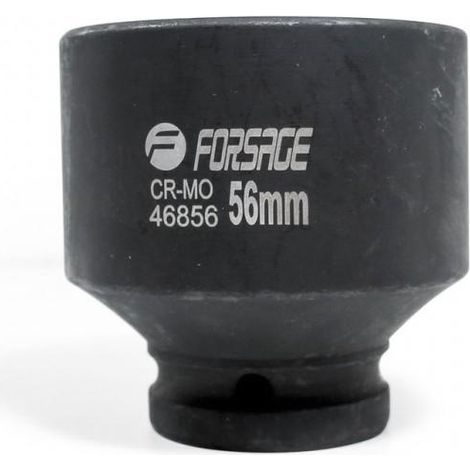 Vaso de impacto de 3/4" 56 mm, 12 puntas Cr-Mo