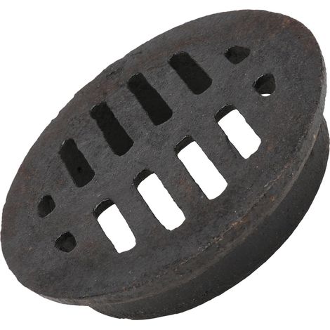 Drainage de sol intégré en fonte Grille d'évacuation de jardin pour salle de bain et cuisine Design rond Anti-poils Facile à nettoyer 1 unité (1/5)