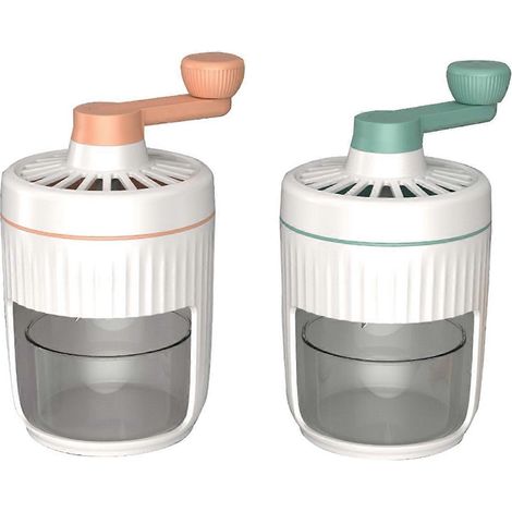 Broyeur à glace rotatif manuel - Petite machine à glace pilée manuelle (1/5)