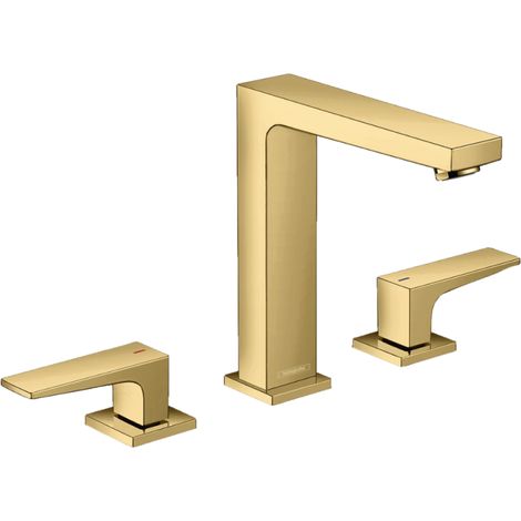 hansgrohe Metropol mezclador de lavabo de 3 agujeros 160, manijas (1/3)