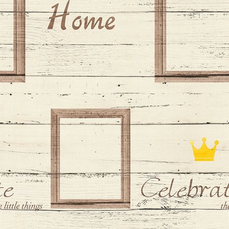 A.S. Creation Cote d'Azur  353413  Vliestapete Holzoptik  0.53 m x 10.05 m  Creme (1/5)