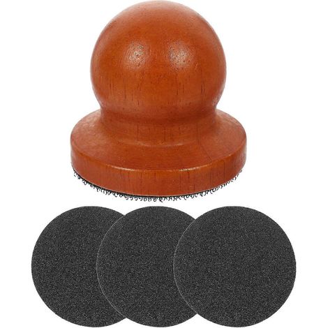 Lime à ongles pour chien, ensemble de limes en bois compatibles avec les animaux de compagnie, 1 ensemble, couleur café durable (1/5)