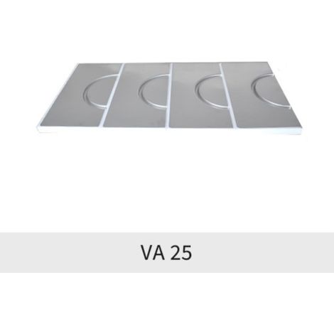 Umlenkplatte für Trockenbauelement Alu, Verlegeabstand 25 cm, EPS 035 DEO dh, 1.000 x 500 x 30, 10 Stück, MC10000077 (1/2)