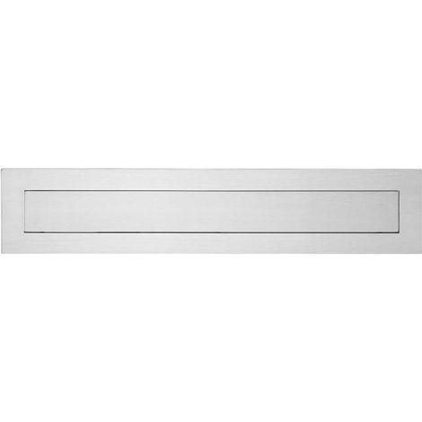 boca de correo en acero inoxidable satinado - ref. in.24.540