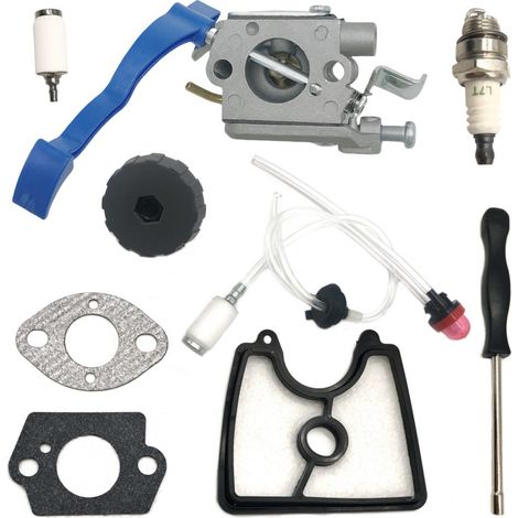 Carburateur compatible souffleurs 125BVX, 125BX, 125B – Souffleur dorsal C1Q-W37 909-131. (1/5)