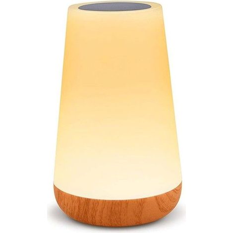 KLVGTIFS PU - Veilleuse rechargeable USB avec télécommande et fonction tactile, 13 couleurs changeantes (1/5)