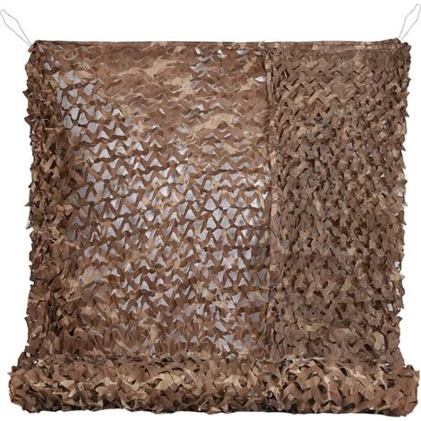Camouflage Net 4 x 6 m, 150D Double Camouflage Netting, for Camping, Hunting, Shooting, Hiding Garden Decoration (Desert Colour) (1/5)