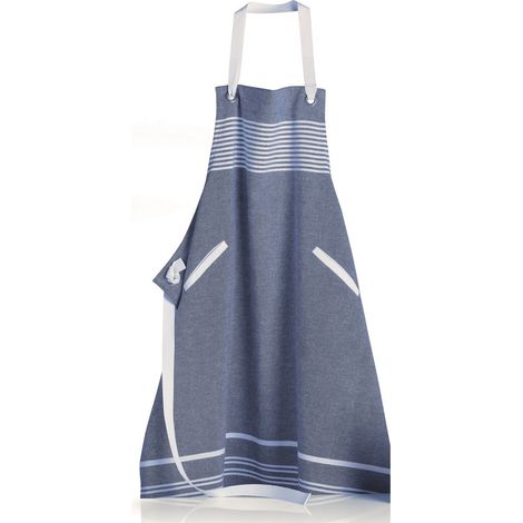 Tablier de cuisine réglable Ombre 100% coton protection vêtements 80 x 85 cm - PANGIVO (1/2)