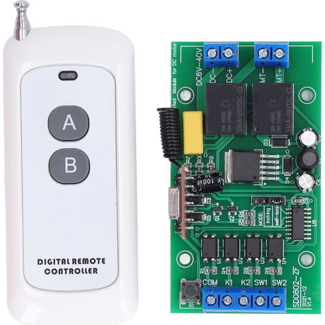 Module de commande à distance moteur CW CCW inverseur relais DC 6V‑40V pour porte pompe (1/5)