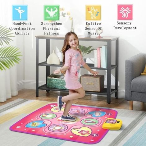 Tapis de Danse Jouets pour Enfants - Tapis de Jeu de Danse Musicale -Tapis de Danse Bébé Cadeau pour Anniversaire Fête Noël (1/4)