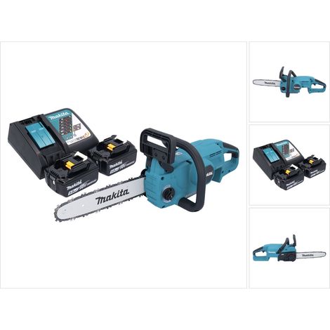 Motosierra sin cable Makita DUC 307 RTX2 18 V 30 cm 7,7 m/s sin escobillas + 2x batería 5,0 Ah + cargador (1/5)