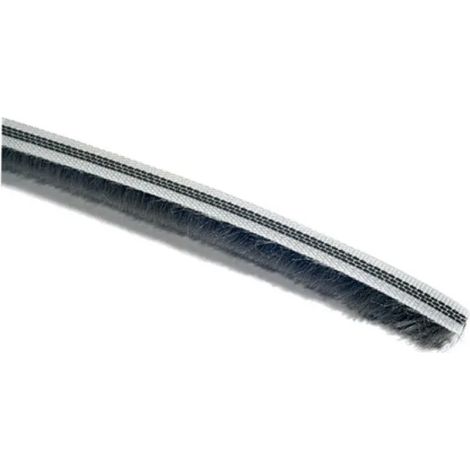 SPAZZOLINO PARAPOLVERE ADESIVO 13 mm NERO (Prezzo al Mt) (1/2)