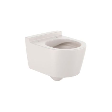 Taza suspendida compacta Rimless® con salida horizontal ROUND INSPIRA - ROCA Color: Beige