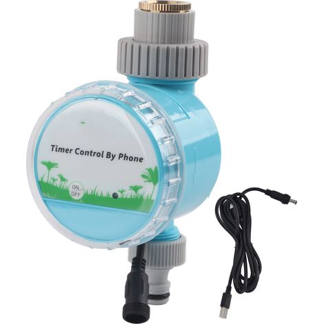 Timer di irrigazione intelligente 2 in 1 con controllo remoto tramite USB, Wi-Fi e Bluetooth. (1/4)