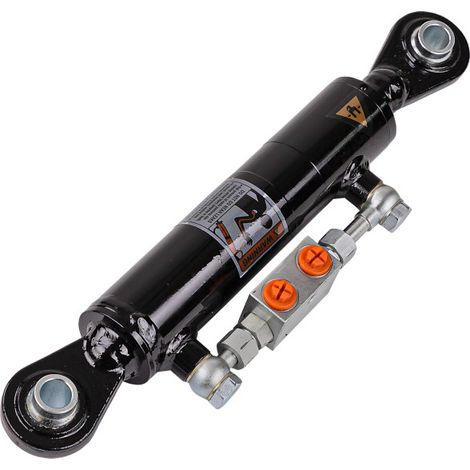 Dema – Cric hydraulique 3 points CAT I – Poussée 4,0 T – Hauteur levée 570 mm – Raccordement 3/8" – Clapet anti-retour inclus
