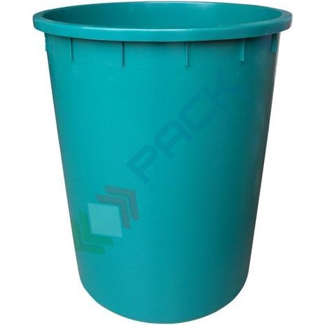 Bidone industriale 300 litri in PEHD - Verde - Mobil Plastic (1/2)