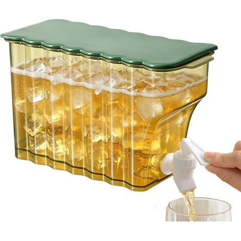 Distributeur de Boissons Glacées Conteneur À Thé Froid 3,6 L  Distributeur Limonade Avec Robinet Pour Femmes Hommes Maison Bureau Fête Restaurant Café Anniversaire Barbecue Rassemblement (1/5)