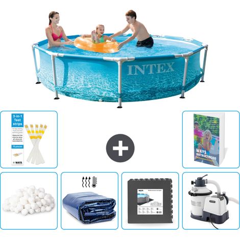 Frame Pool Rund - 305x76 cm - 7-teilig S31
