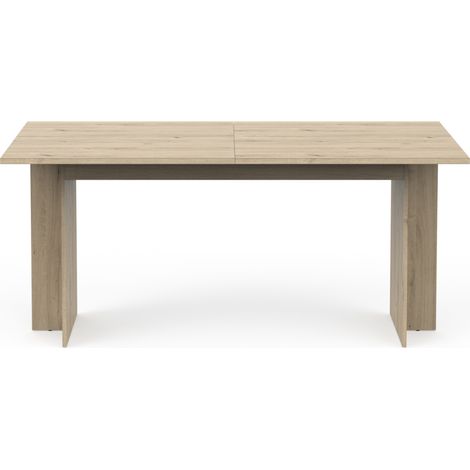 Tavolo allungabile da 165,6 a 200 cm decorato in rovere reale scuro - LEAD