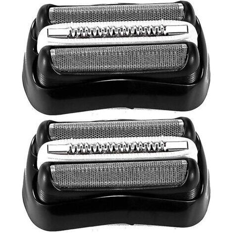 Lot de 2 pièces de rechange pour rasoir Braun série 3 32b, grille et couteaux de rechange