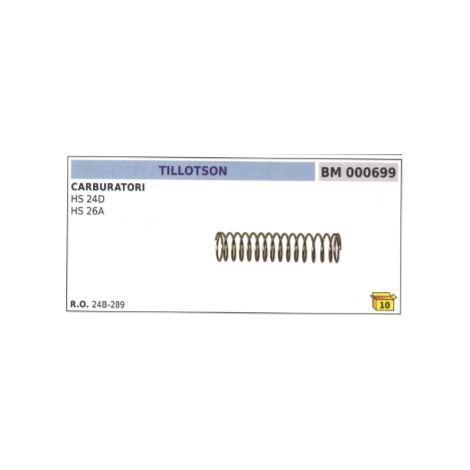 Membran-Vergasertriebfeder TILLOTSON HS 24D - HS 26A 24B-289