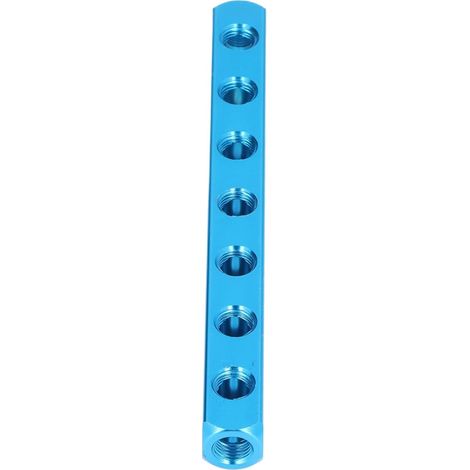 Séparateur de bloc de collecteur pneumatique Collecteurs en aluminium Blocs de distribution d'air pour équipement d'automatisation (AL-7) (1/5)