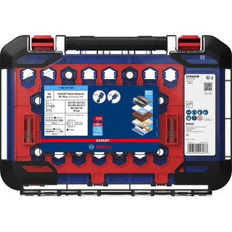 [GEBRAUCHT] B-Ware Bosch Lochsäge Lochbohrer Multi Material Universal Set Expert Power Change 14tlg