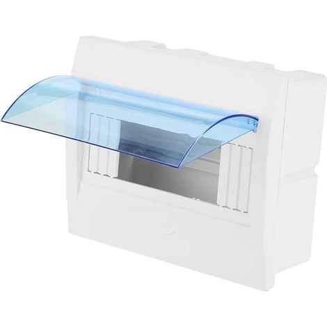 Boîtier de distribution électrique en plastique transparent pour disjoncteur et compteur mural protection pour installation électrique (1/5)