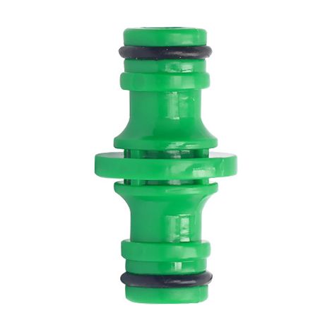 Connecteur de Tuyau 4 Pièces - Joint de Mamelon en Plastique à Double Passage (1/3)