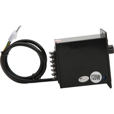 BERM Contrôleur vitesse moteur avec potentiomètre à bouton fileté connecteur 3.96mm AC220V 50/60Hz 120W (1/5)