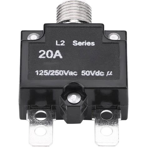 Interruttore termico da 20 A 125/250 V, protezione da sovracorrente e sovraccarico per generatore (1/5)