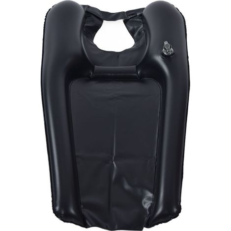 Bac à Shampoing Inflatable Spécial Cheveux Portable avec Pompe, PVC+Silicone, 60x38x10cm, Léger, pour Soins à Domicile (1/4)