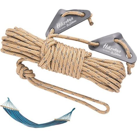 Corde De Camping - Réfléchissante Avec Ajusteur - Pour Bâche De Tente Et Auvent - 10 M × 5 Mm (1/5)