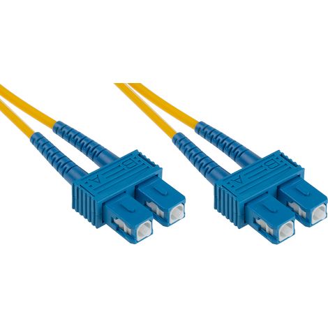 Câble fibre optique RS PRO 5m Avec connecteur / SC, OS1 Mono-mode ( Prix pour 1 )