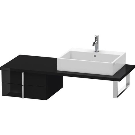 VERO mobile console basso 285x500x518mm nero lucido