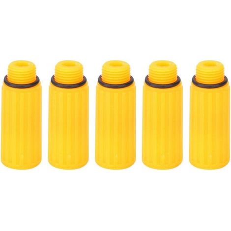 5 Bouchons Reniflard Compresseur Air Jaune 15,5mm Pièces Remplacement Durables Usage Quotidien (1/4)