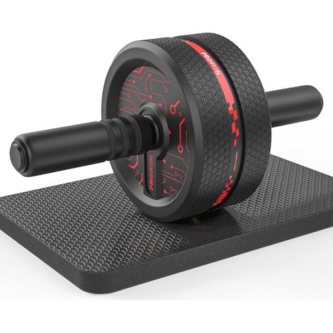 Roue Abdominale, Ab Roller Wheel avec Tapis Genoux, pour Abdominaux (1/5)
